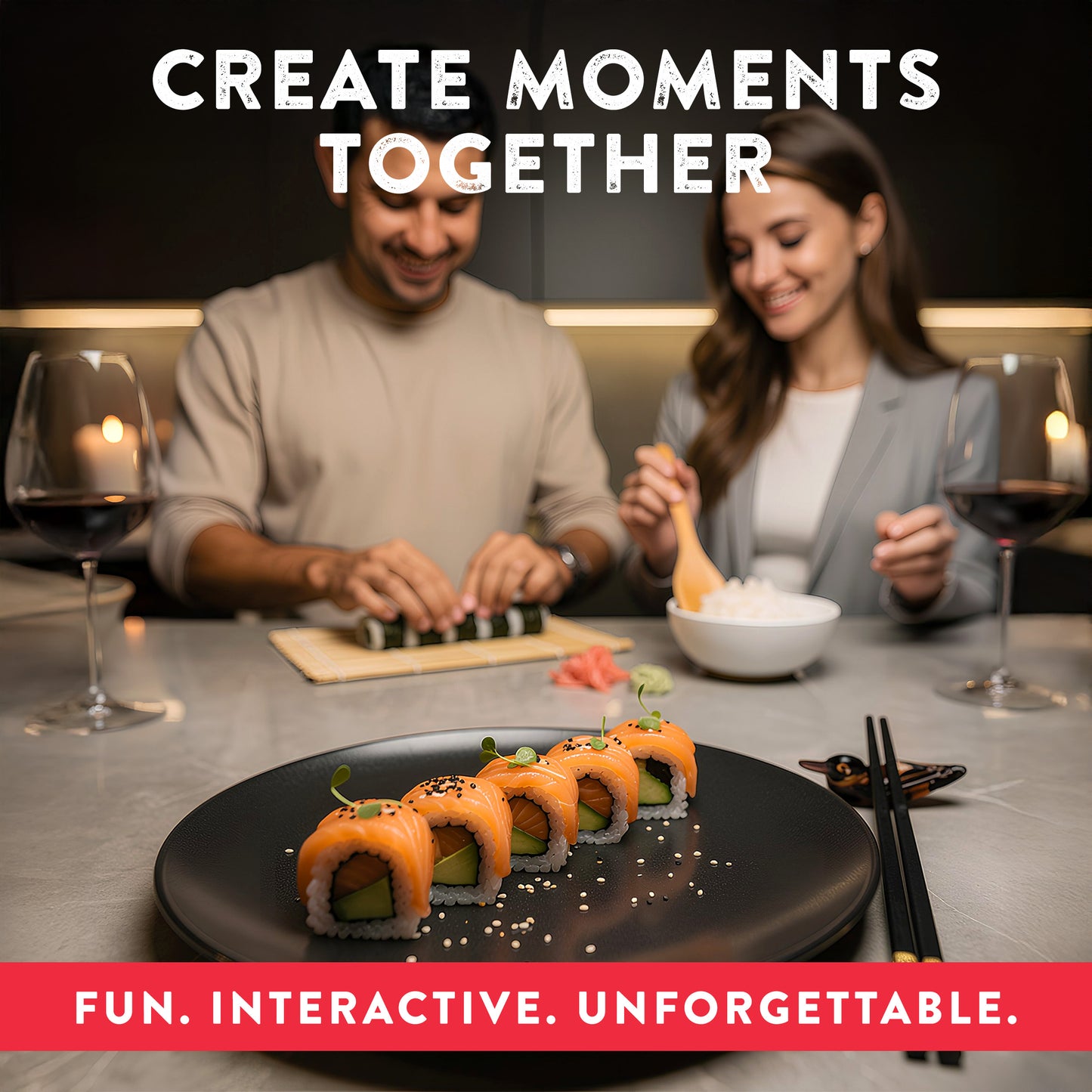 Sushi Making Kit – Complete DIY Sushi Set with Sushi Bazooka