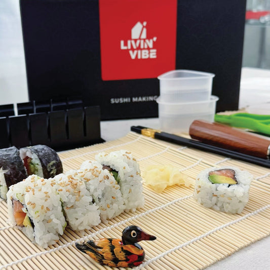 Sushi Making Kit – Complete DIY Sushi Set with Sushi Bazooka